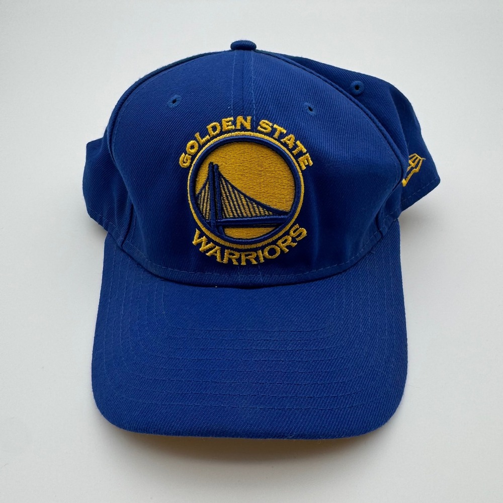 New Era 9FIFTY Golden State Warriors Snapback Hat Blue Yellow NBA Cap OSFM